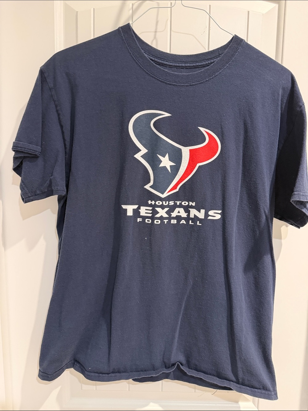 Team Apparel Navy NFL Label Tee with White Logos